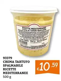 Zona Crema tartufo spalmabile Ricette mediterranee offerta