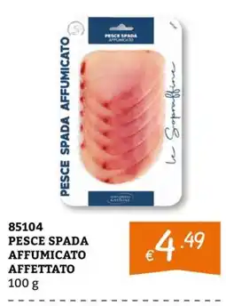 Zona Pesce spada affumicato le Sopraffine offerta