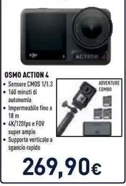 Unieuro Osmo Action 4 offerta