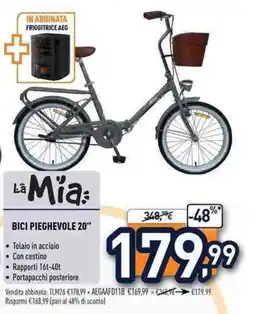 Unieuro La Mia Bici Pieghévole 20" offerta