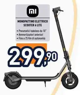 Unieuro Mi Monopattino Elettrico Scooter 6 Lite offerta