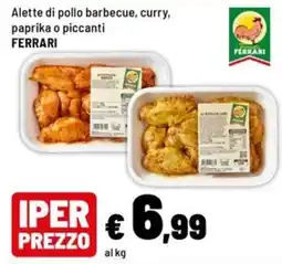 Iper La Grande Alette di pollo barbecue Ferrari offerta