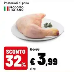 Iper La Grande Posteriori di pollo offerta