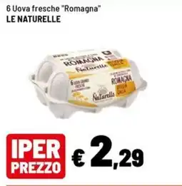 Iper La Grande Uova fresche Romagna Naturelle offerta