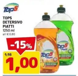 DPiù Top5 Detersivo Piatti offerta