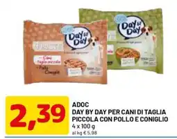 DPiù ADOC Day by Day per cani di taglia piccola con pollo e coniglio offerta