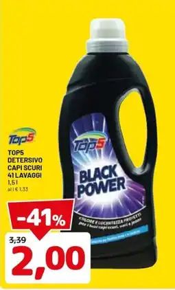 DPiù Top5 Detersivo Capi Scuri offerta