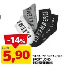 DPiù Calze sneakers sport uomo Bikkembergs offerta