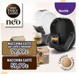 Iper La Grande Nescafé Dolce Gusto neo macchina latte offerta