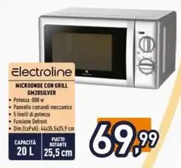 Iper La Grande Electroline microonde con grill offerta