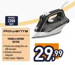 Iper La Grande Rowenta ferro a vapore dx1530 offerta