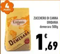 Conad City Zucchero di canna demerara Eridania offerta