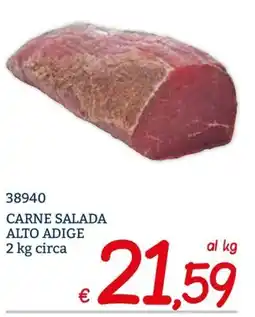 Zona Carne salada alto adige offerta