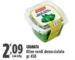 Rossotono Carrefour Granata Olive verdi denocciolate offerta