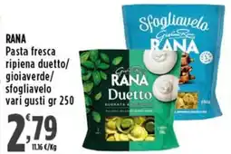 Rossotono Carrefour Pasta fresca Rana offerta