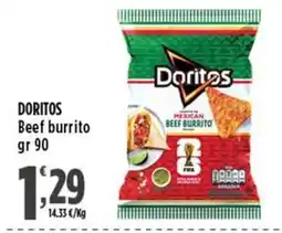 Rossotono Carrefour Doritos Beef burrito offerta
