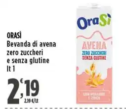 Rossotono Carrefour OraSi bevanda di avena offerta
