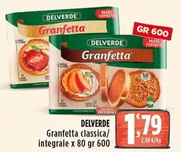 Rossotono Carrefour Delverde Granfetta classica/integrale offerta