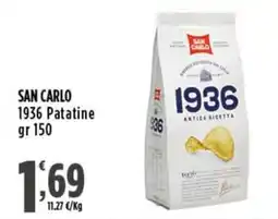 Rossotono Carrefour San Carlo 1936 Patatine offerta