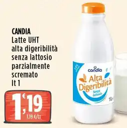 Rossotono Carrefour Candia Latte UHT alta digeribilità senza lattosio parzialmente scremato offerta
