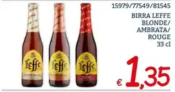Zona Birra Leffe Blonde/Ambra/Rouge offerta