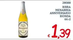 Zona Birra Menabrea Anniversario Bionda offerta