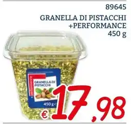 Zona Granella di pistacchi +performance offerta
