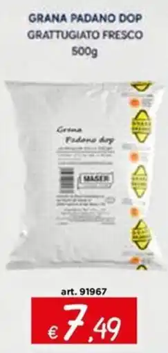 Zona Grana Padano DOP grattugiato fresco offerta