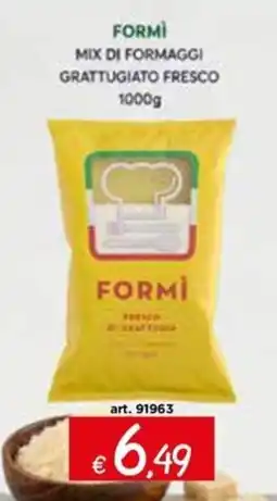 Zona Formi mix di formaggi grattugiato fresco offerta