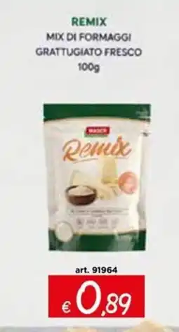 Zona Remix mix di formaggi grattugiato fresco offerta
