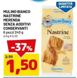 DPiù Mulino Bianco Nastrine offerta