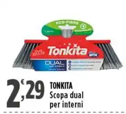 Rossotono Carrefour Scopa dual Tonkita offerta