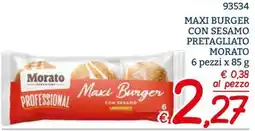 Zona Maxi Burger con sesamo offerta