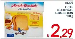 Zona Fette biscottate classiche GrissinBon offerta