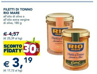 Esselunga Tonno rio mare offerta