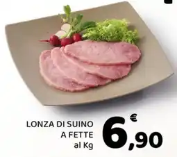 Conad City Lonza di suino a fette offerta