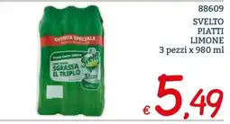 Zona Svelto piatti limone offerta