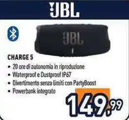 Unieuro JBL Charge 5 offerta