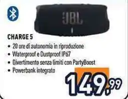 Unieuro JBL Charge 5 offerta
