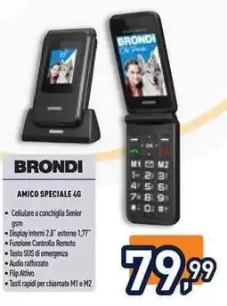 Unieuro Brondi Amico Speciale 4G offerta