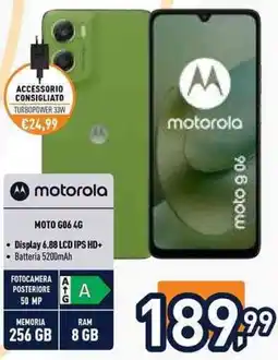 Unieuro Motorola Moto G06 4G offerta