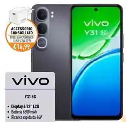 Unieuro vivo Y31 5G offerta