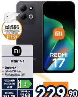 Unieuro Redmi 17 4G offerta