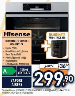 Unieuro Hisense forno multifunzione offerta
