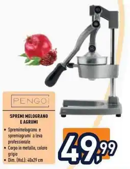 Unieuro Pengo spremi melograno e agrumi offerta