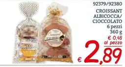Zona Croissant albicocca offerta