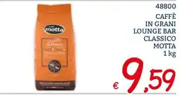 Zona Caffè in grani lounge bar classico Motta offerta