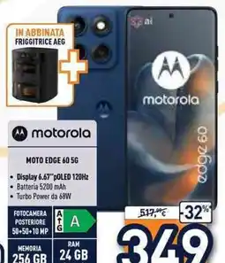 Unieuro Motorola Moto Edge 60 5G offerta