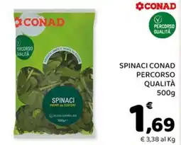 Conad City Spinaci Conad offerta