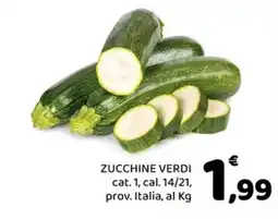 Conad City Zucchine verdi offerta